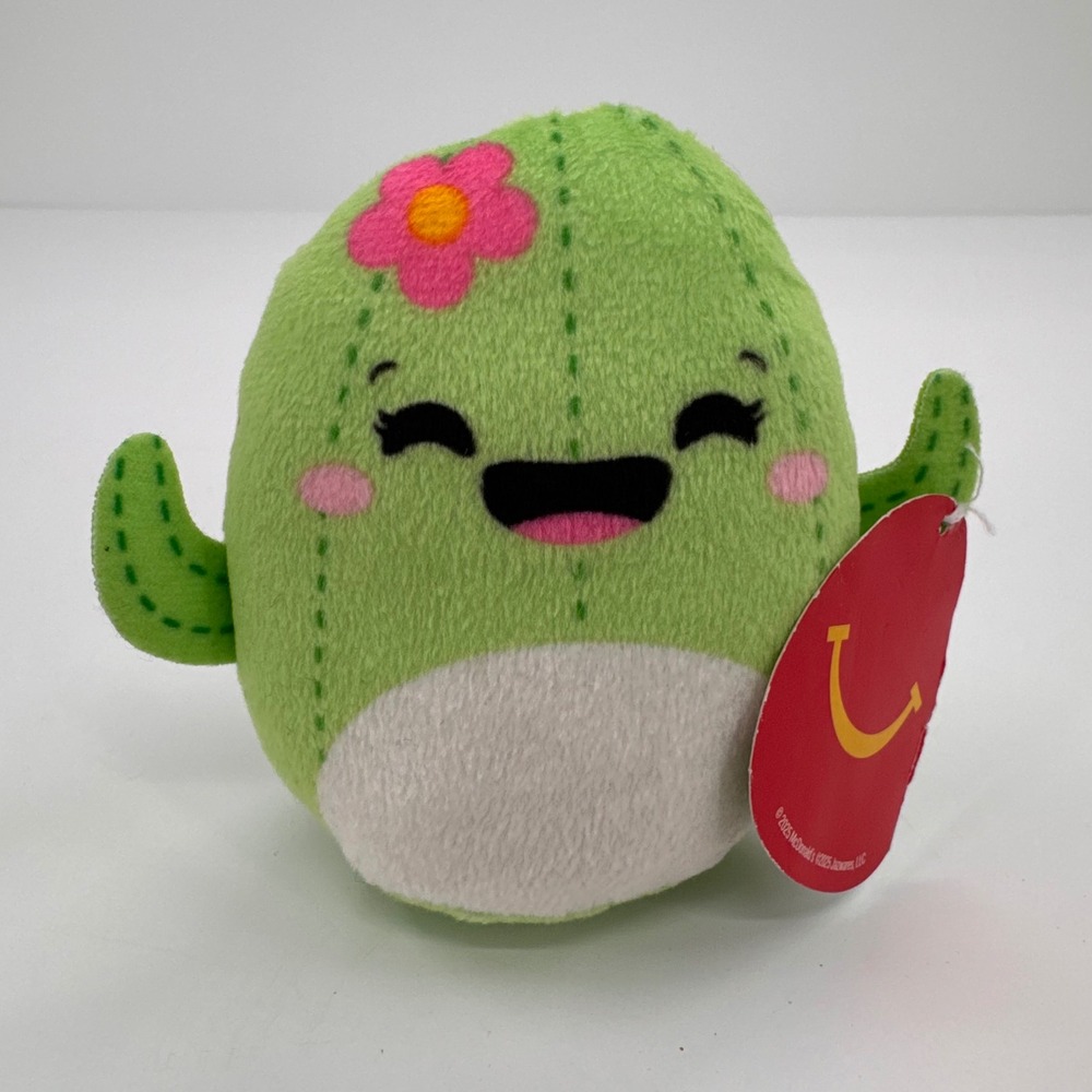 Maritza the Cactus McDonald's 2025 Squishmallows Green Plush Happy Meal Toy NWT‎